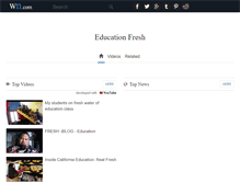 Tablet Screenshot of educationfresh.com
